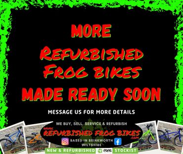 More Frog Bikes made ready soon