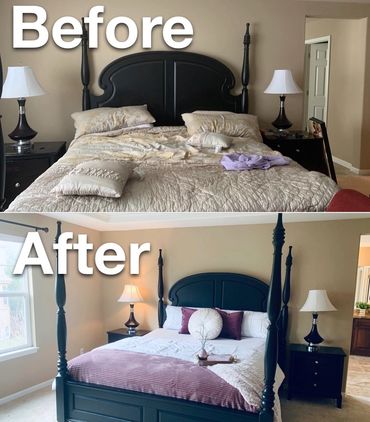 Owner Occupied Home Staging
Before and After photos show what home staging can do