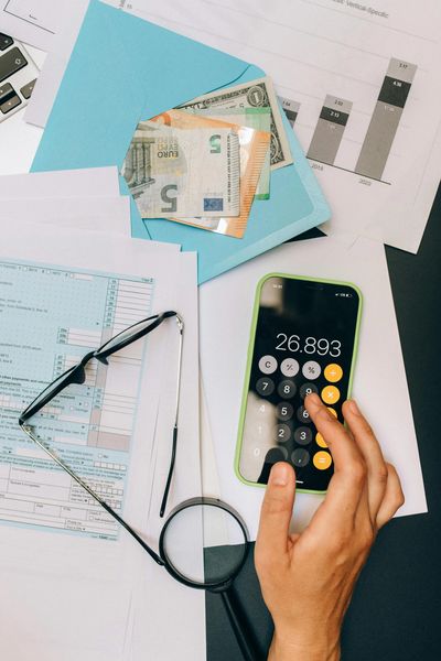 Calculating finances and taxes