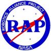 NASA's Robotics Alliance Project logo with RAP initials.