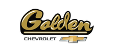 Golden Chevrolet logo with gold and black design.