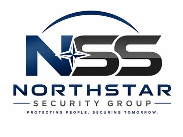 Logo of NorthStar Security Group with a compass star.