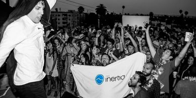 Yacht performs on The Inertia rooftop in Venice.