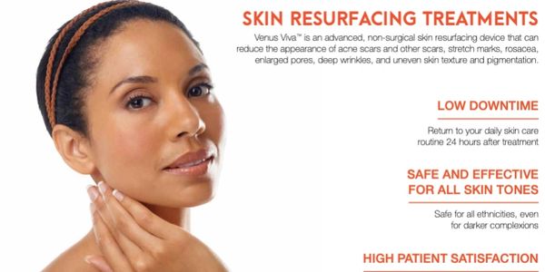 Venus Viva skin resurfacing treatment facts