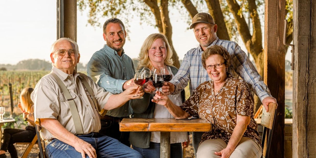 The Heringer Family toasts to you