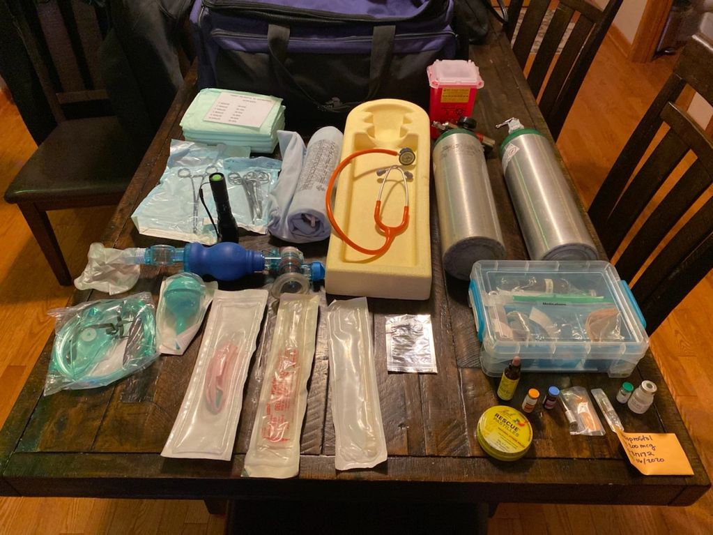 Midwife's Birth Bag:  Main Birth Bag
