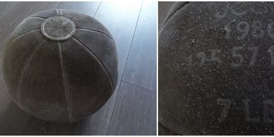 Suede Medicine Ball