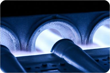 Gas furnace burners