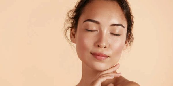 red light therapy glowing skin