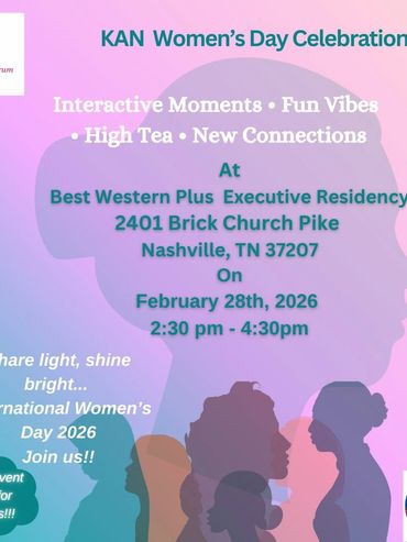 KAN Women's Day Celebration with interactive moments and fun vibes in Nashville.