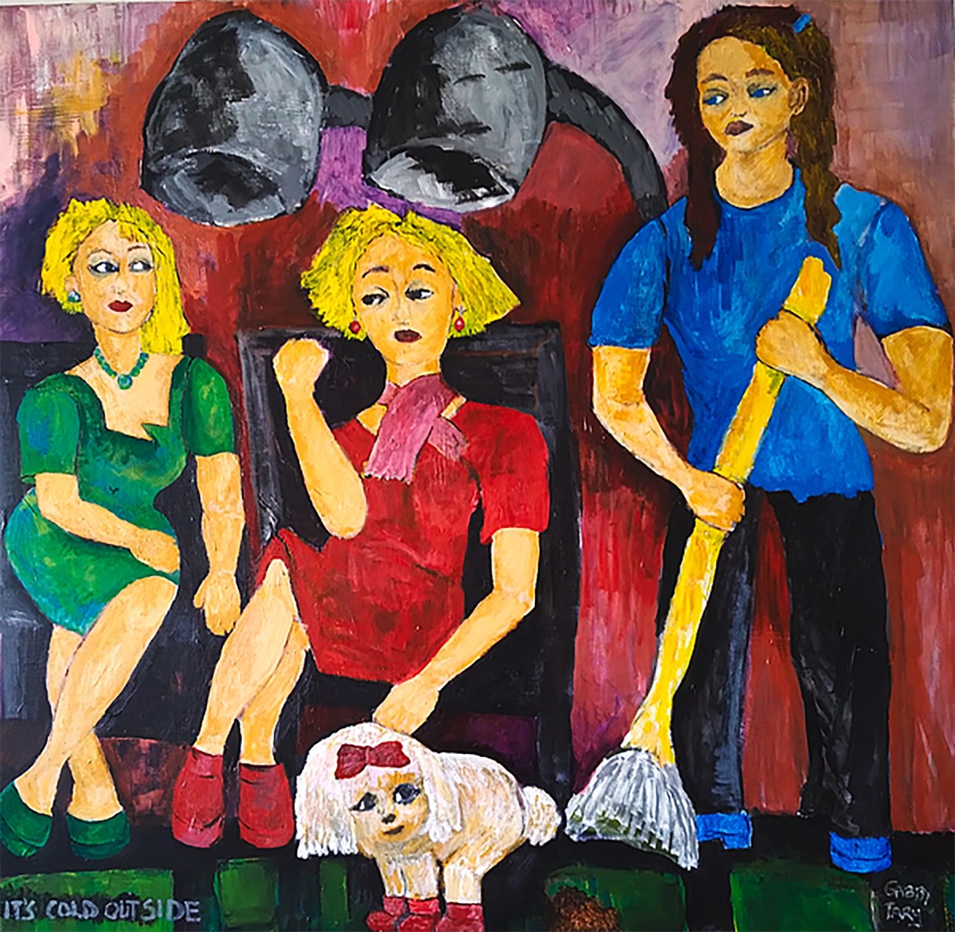 "My First Job"
Acrylic on Canvas
36x36"