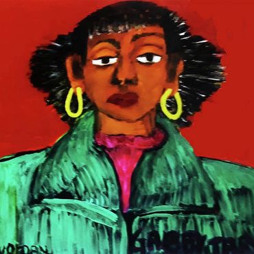 "Michel"16x16" Oil on Canvas $225