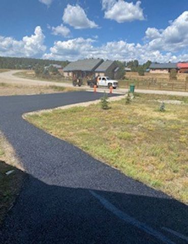 Long driveway that needed a refresh