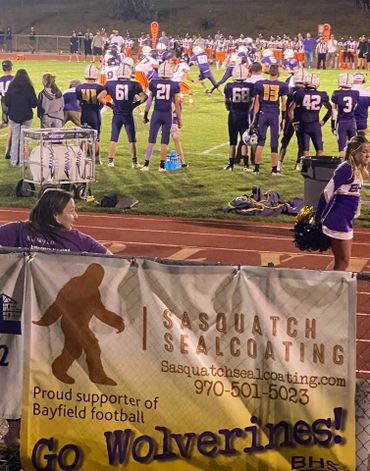 Supporting Bayfield High School football!