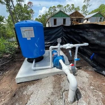 New Construction Pump & Tank Installation Home Water System