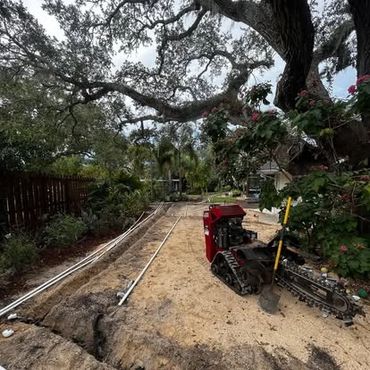 Trenching services and Home irrigation installation