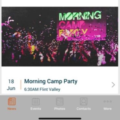 Camp app for New Life Ranch