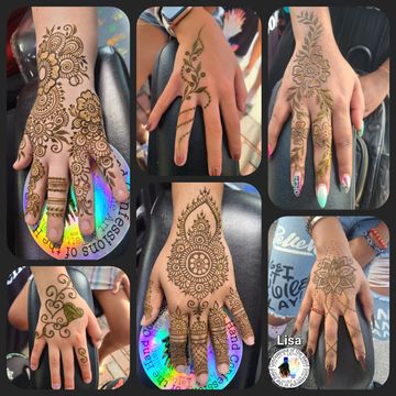 Original henna designs by Lisa 