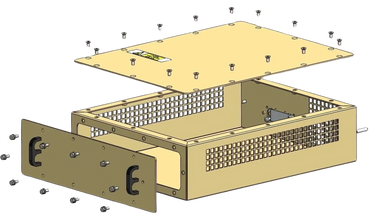 19" Rack Cabinet Electronic Housing