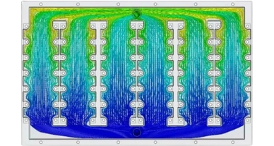 Cold Plate Flow Analysis