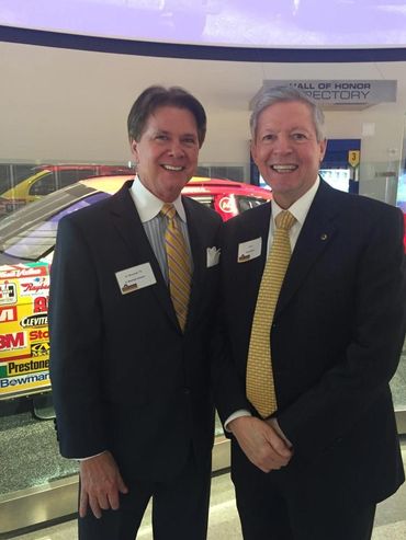 G Marshall Johnson with ECU Chancellor Steven Ballard