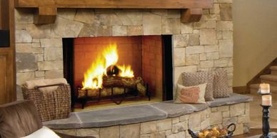 Majestic Biltmore wood fireplace
Available in sizes 36" 42"
