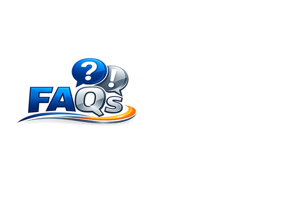 Graphic design of FAQs with question and exclamation icons.