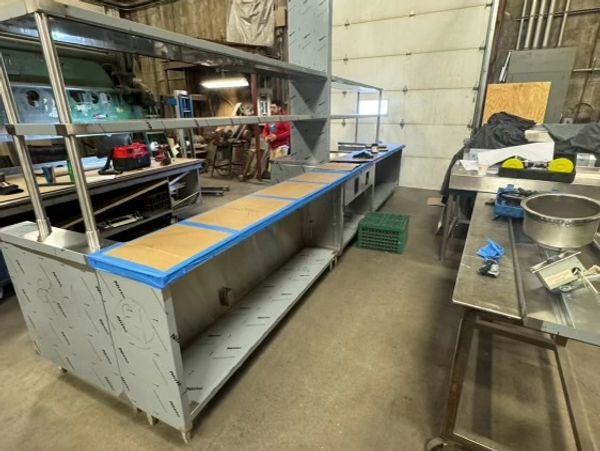 Stainless Steel Full Package Chefs Counter
