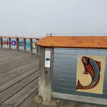 ART at the PORT at the Port of Brookings Harbor was modeled after the Boardwalk Art Show in Bandon