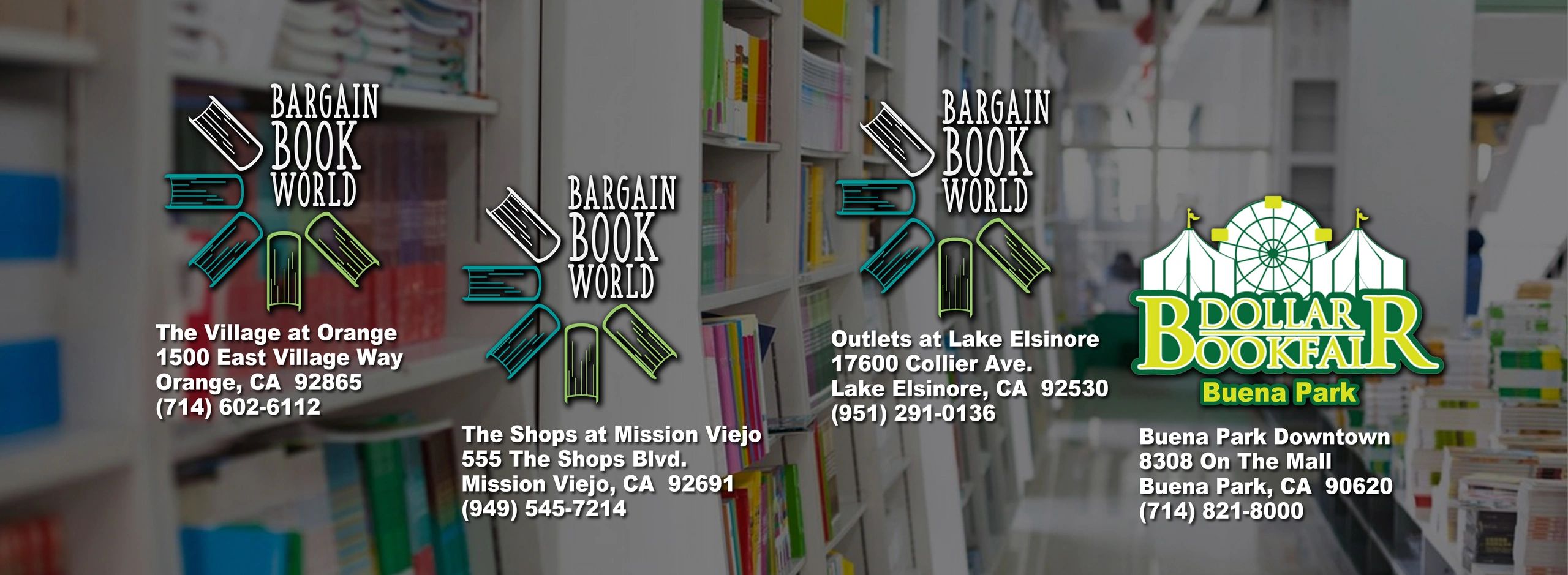 Bargain Book World Books, Used Books