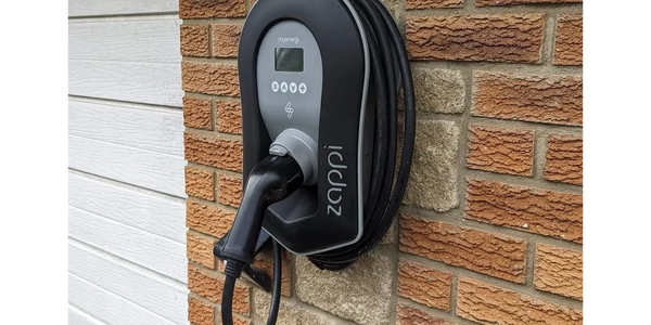 Zappi EV Charger linked to solar panels