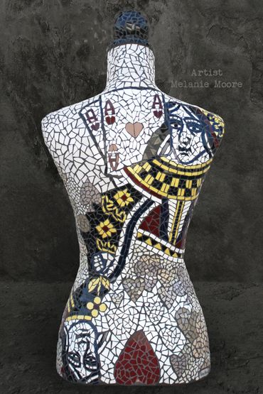 Mosaic dress form
