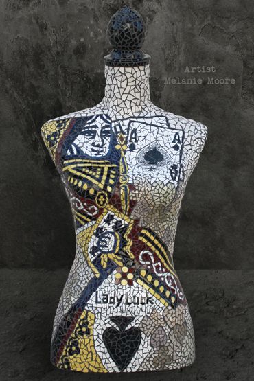 Mosaic bust