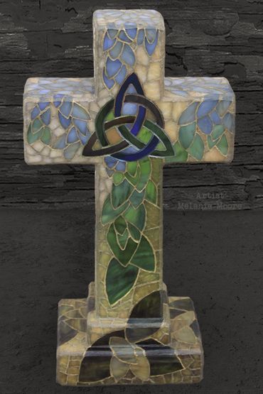 Stained glass cross