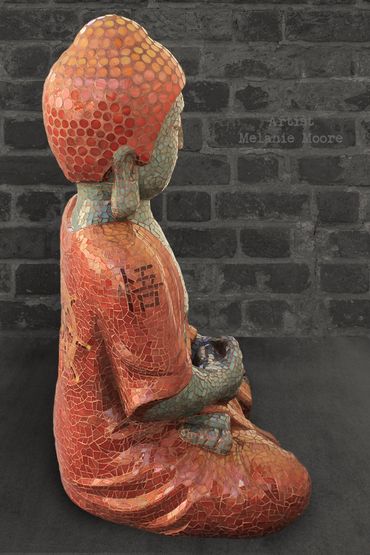 Mosaic Buddha art