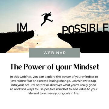 Explore the power of your mindset to overcome fear and create lasting change