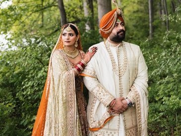 DMV Sikh Wedding Couple with Luxury DMV Wedding Planning by ShubhMangal Events.