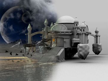 3D Image created in Maya with some added touches done is PS.