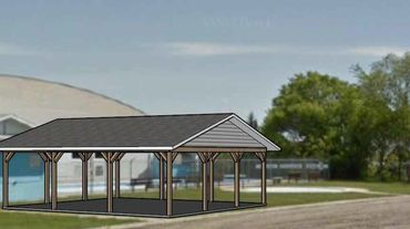 Idea drawing of the gazebo