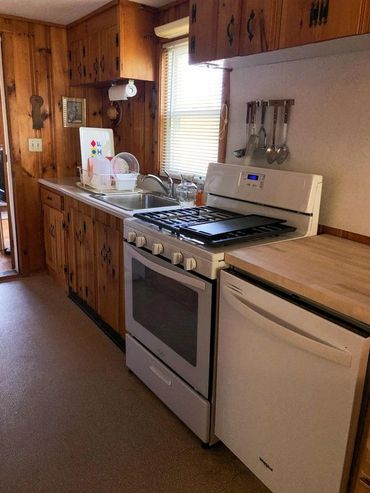 Full kitchen with everything you will need to create delicious meals….