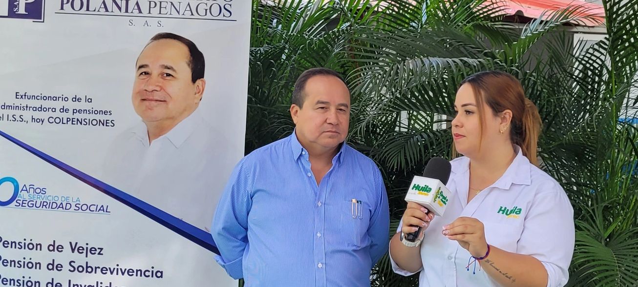 Interview about pension services with Carlos Alberto Polania Penagos.