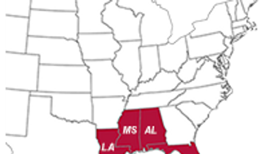 serving the southeast region of the US