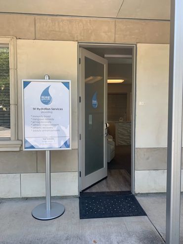 Outside Pure Hydration Chico exterior entrance.