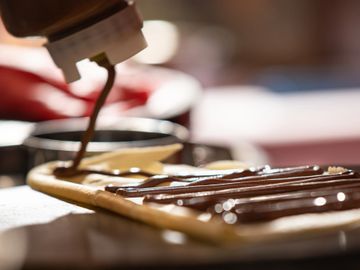 French sweet nutella crepe.