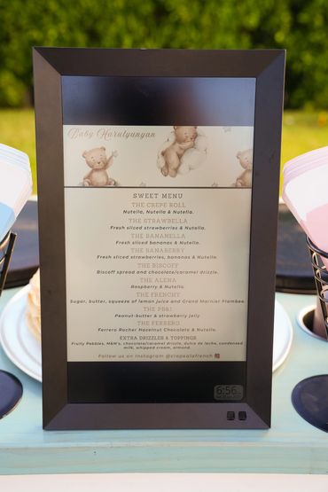 best crepe catering in los angeles for gender reveal
