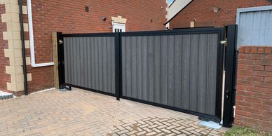 Composite driveway gates - Composite gates direct