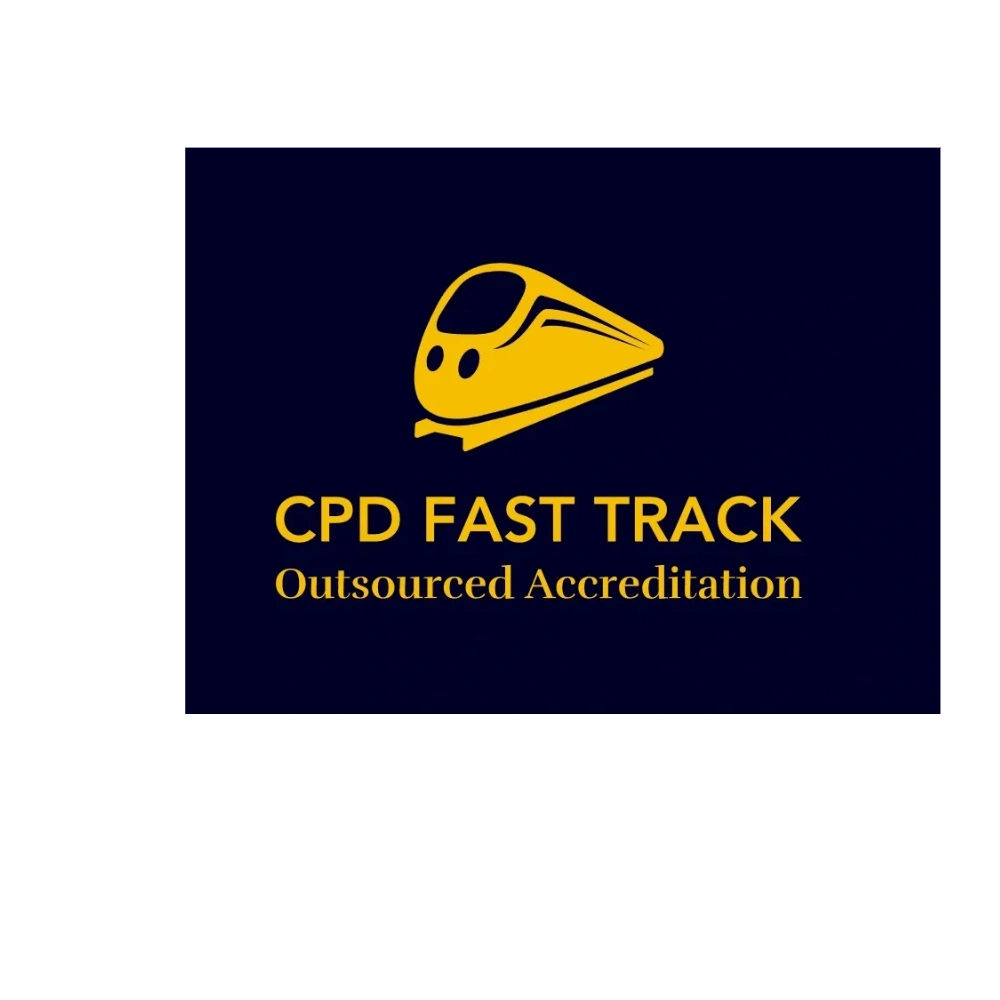 CPD Fast Track logo featuring an express train