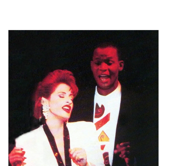 Byron on Broadway singing with Patti LuPone!