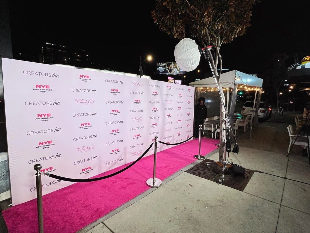 custom seg step and repeat backdrop rental los angeles