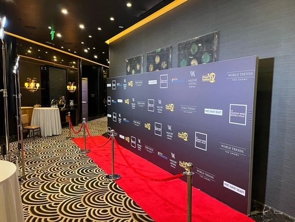 custom seg step and repeat backdrop rental los angeles